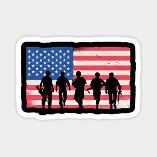 Patriotic Valor Tribute Magnet