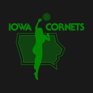 Defunct Iowa Cornets WBA 1978 T-Shirt