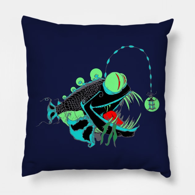 Angler Fish Pillow by Otherworld