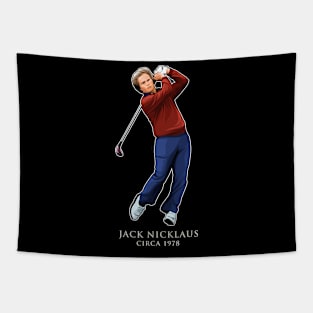 Jack Nicklaus Circa 1978 Tapestry