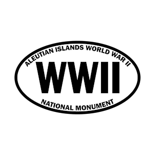 Aleutian Islands World War II National Monument oval T-Shirt