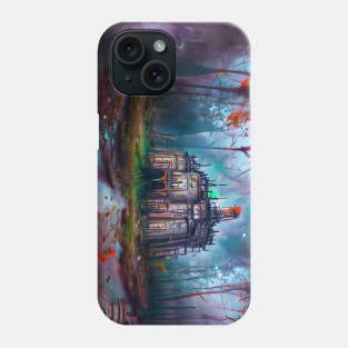 Abandoned Palace in Forest Art - Halloween Art Phone Case