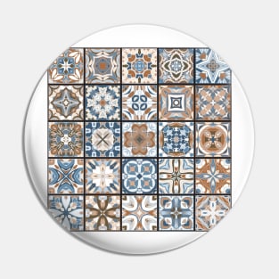 Mosaic tile tribal pattern Pin