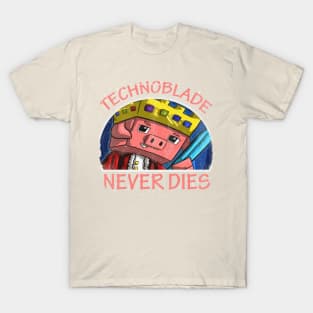 Technoblade Never Dies Minecraft Unisex T-Shirt - Teeruto