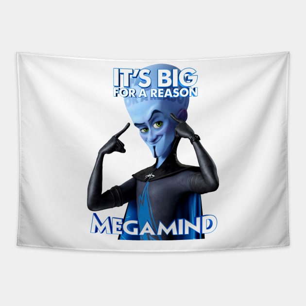 Megamind Animated Movie 2011 Tapestry by Tracy Daum