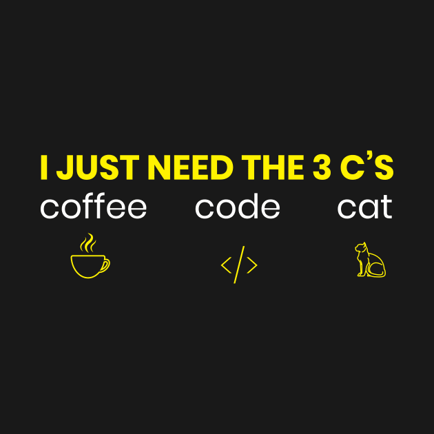 COFFEE CODE CAT by Meow Meow Cat