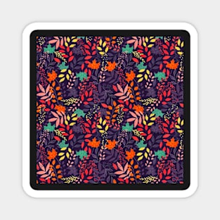 Autumn floral pattern Magnet