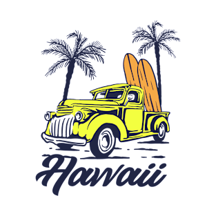 classic car - beach life - surfing life - hawaii - summer best gift ida - vintage car T-Shirt