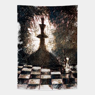 Pawn and Queen Tapestry