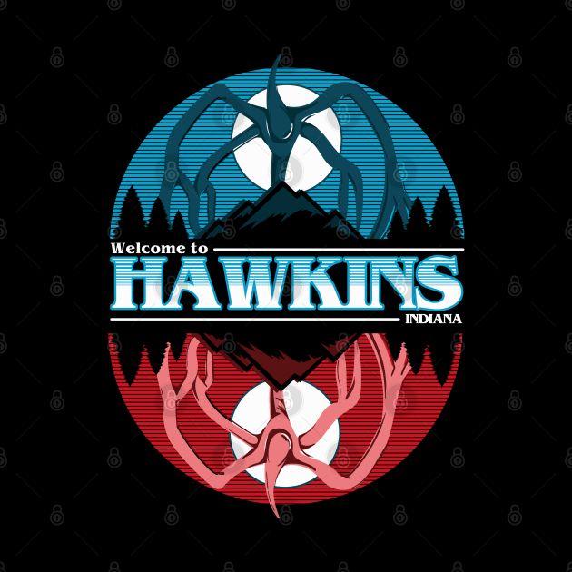 Welcome to Hawkins Indiana by Meta Cortex