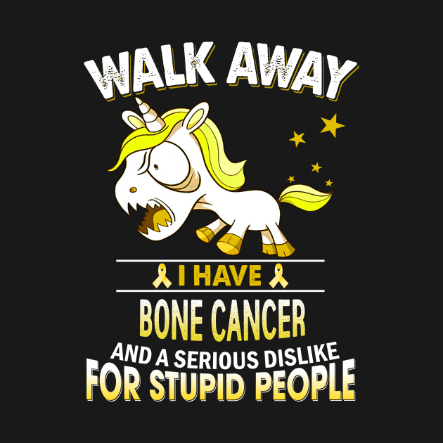 funny bone cancer grumpy unicorn warrior by TeesCircle