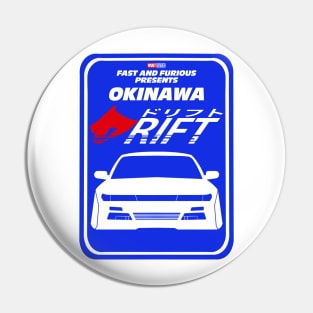 Fast And Furious Present Okinawa Drift Street Sign S13 Nissan Silvia initial D Tokyo Drift Fast X Pin