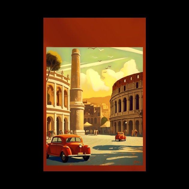 Vintage Travel Poster of the Italy by xephanghagngay