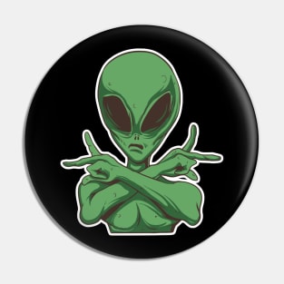 Alien -I have come in peace Pin