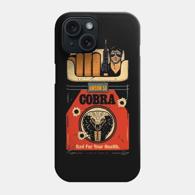 Cobra 80s Movie Phone Case by TEEWEB