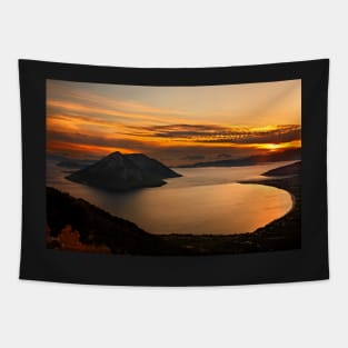 Ionian Panorama Sunset Tapestry