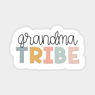 Grandma Tribe Muted Pastels Magnet