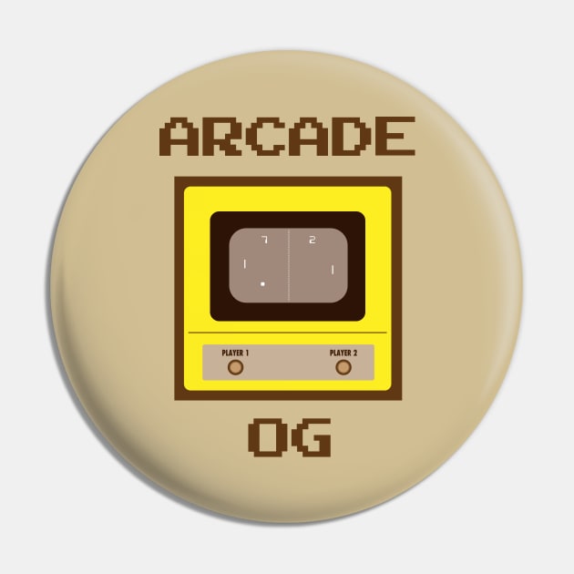 Arcade OG Pin by Mike Ralph Creative