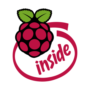 Raspberry Pi Retro Intel Mashup Logo T-Shirt