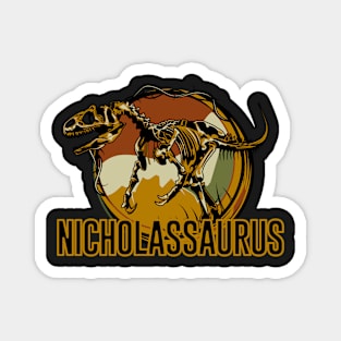 Nicholassaurus Nicholas Dinosaur T-Rex Magnet