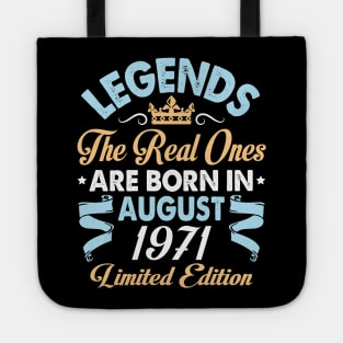 Legends The Real Ones Are Born In August 1961 Happy Birthday 59 Years Old Limited Edition Tote