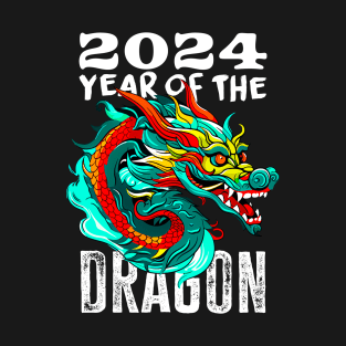 Chinese Lunar New Year of The Dragon 2024 - Happy New Year 2024 T-Shirt