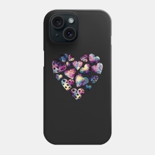 Hand Drawn Watercolor Heart Phone Case