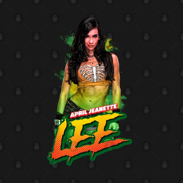 AJ Lee Wrestling Divas by ganbateart