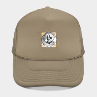 Bitcoin BTC Sketch Hat