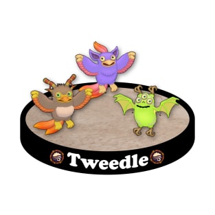 My Singing Monsters Tweedle Air Island Disc T-Shirt