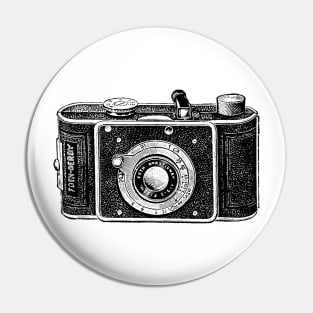 Vintage film Camera Pin