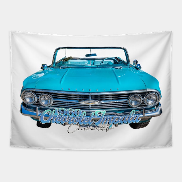 1960 Chevrolet Impala Convertible Tapestry by Gestalt Imagery