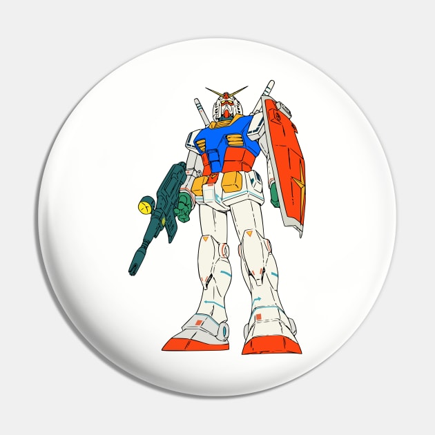 RX-78-2 Pin by snespix