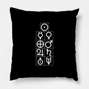 PLANETS OF THE SOLAR SYSTEM Pillow