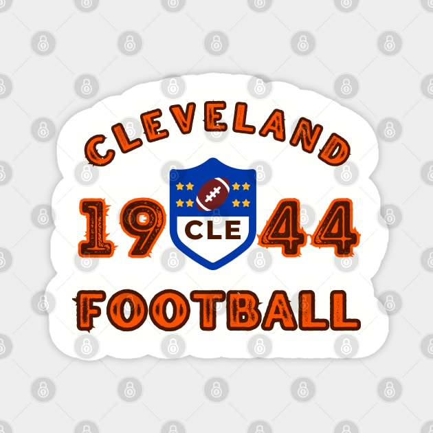 Cleveland Football Vintage Style - Cleveland Browns - Magnet