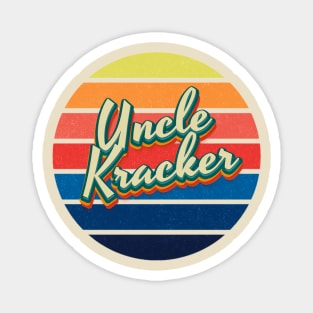 Circle Retro Vintage Uncle Kracker Magnet