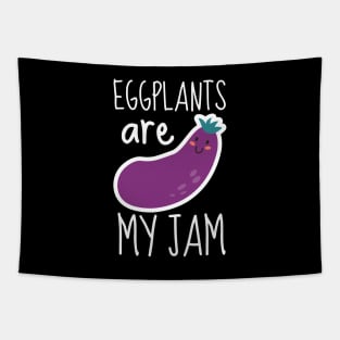 Eggplants Are My Jam Funny Tapestry