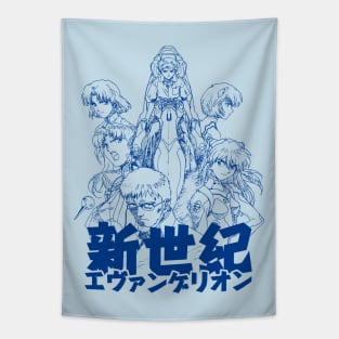 EVA CREW (blue) Tapestry