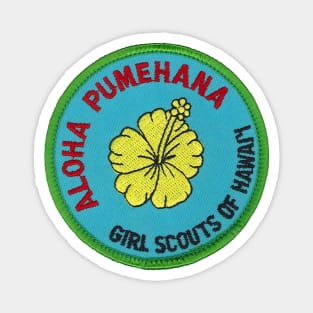 Aloha Pumehana Girl Scouts Patch Magnet