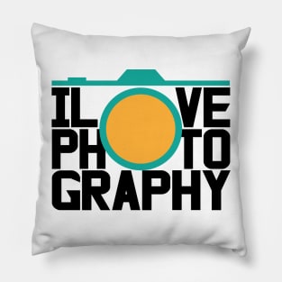 I love photography Pillow