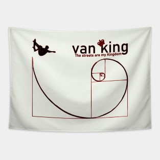 van King - Golden Ratio Sk8 - Red Tapestry