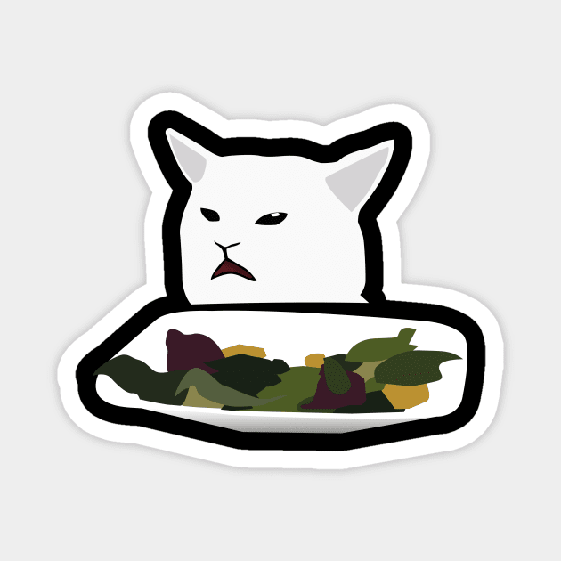 Salad Cat Magnet by FlyNebula