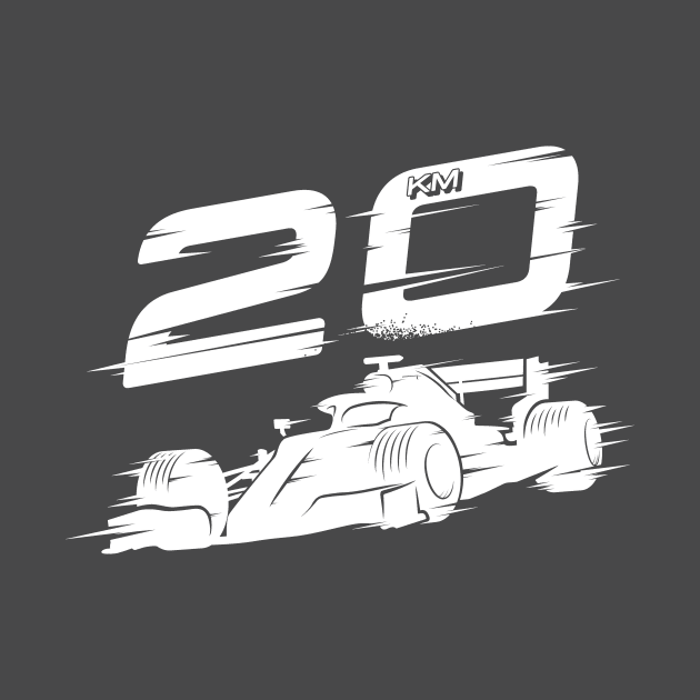 We Race On! 20 [White] by DCLawrenceUK