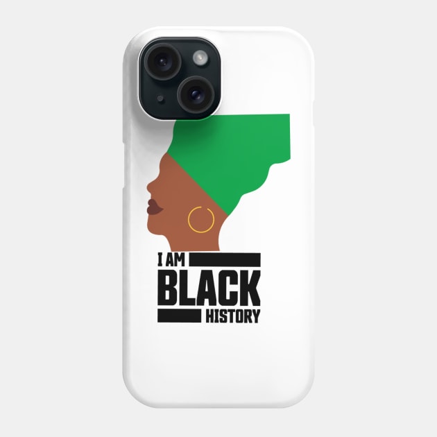 Black history month t-shirt Phone Case by Suhucod