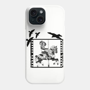 Vintage merry go round carousel horse Phone Case