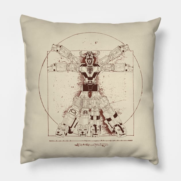 Voltruvian Man Pillow by Lmann17