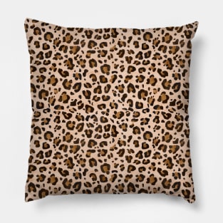 Classic Leopard Print Pattern Pillow