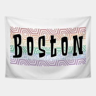 LGBTQ PATTERN AMERICA BOSTON Tapestry