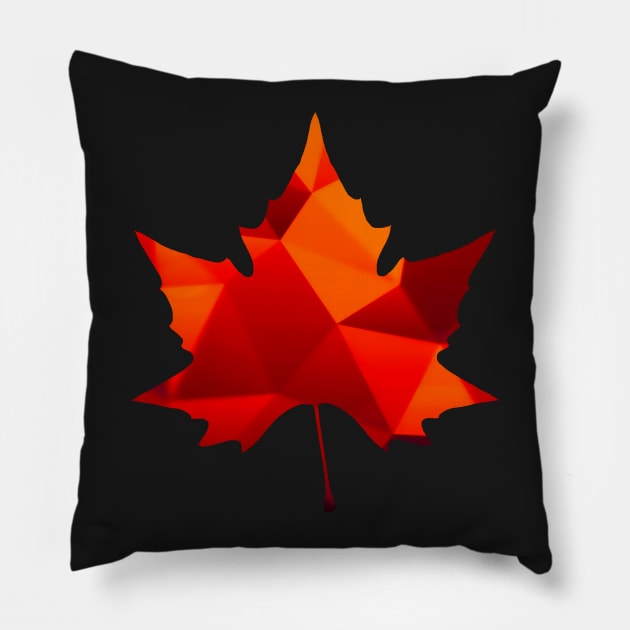 Maple Leaf Canada Pride Pillow by ballhard