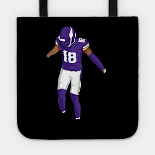 justin jefferson griddy Tote